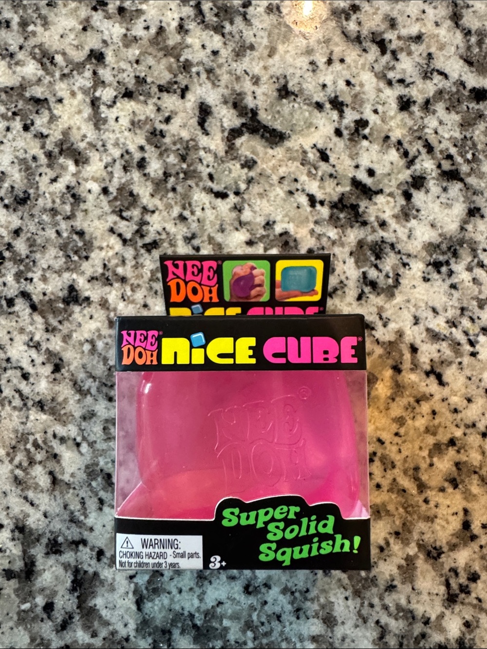 Nice Cube Pink Super Solid Squish Toy